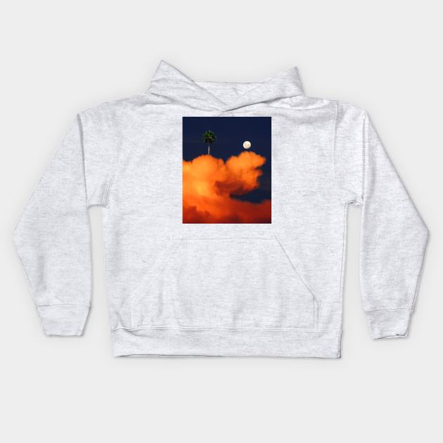 Not a normal sky Kids Hoodie by Vintage Dream